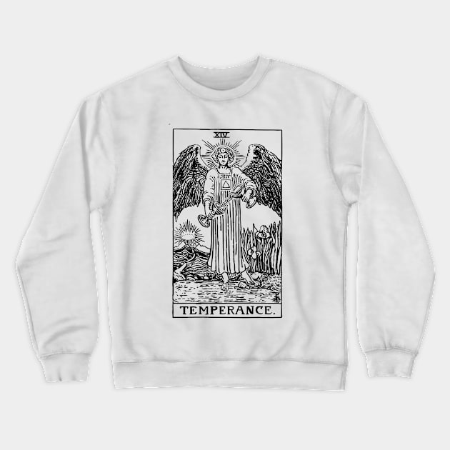 Tarot Card - Temperance Crewneck Sweatshirt by isstgeschichte